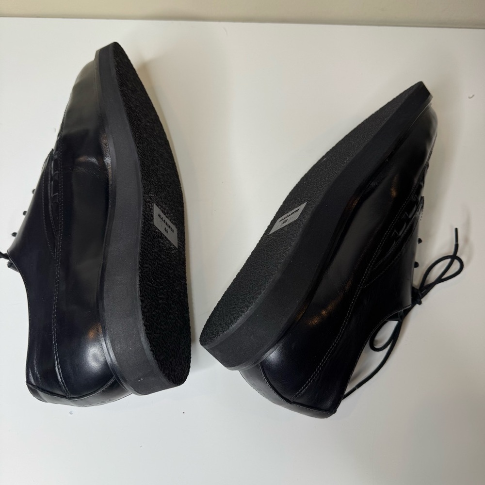 ALL SAINTS Black Topper Pointed Toe Derby Dress Shoes Mens eu 46 NWOT - Picture 11 of 15